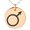 Rose, variant on Stainless Steel Solar System Planetary Mars Engraved Small Medallion Circle Charm Pendant Necklace
