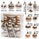 thumbnail image 3 of 40pcs Christmas Ball Set, Christmas Tree Window Display, Shopping Mall Decoration Pendant, Holiday Ornament, Festive Home Decor, Foldable Stand, Metal Frame, for Office, 3 of 8