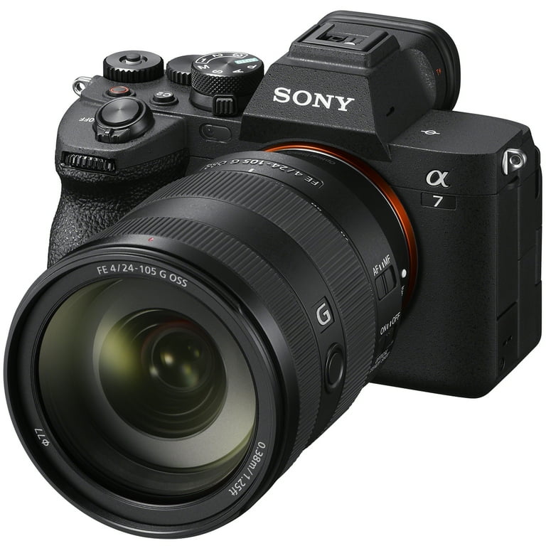 Sony a7 IV Full Frame Mirrorless Camera Body with FE 24-105mm F4 G