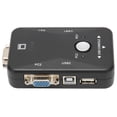 thumbnail image 3 of Interrupteur KVM, Interrupteur KVM USB 2.0 Multifonction 2 Ports Plug And Play pour 98, 3 of 8