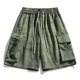 thumbnail image 1 of pstuiky Pantalones cortos de entrenamiento para hombre, Pantalones cortos casuales cómodos de moda para hombre, de color liso, con cintura elástica regular, para playa, 1 of 4