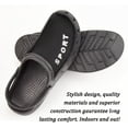 thumbnail image 2 of Roxoni Men's Rubber Sport Clogs with Breathable Mesh Upper, 2 of 4