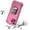 Pink, variant on For Apple iPhone 16 Pro Max (6.9") Hybrid Cases with Magnetic Ring Holder Stand Kickstand Heavy Duty Rugged Shockproof Cover ,Xpm Phone Case [ Black ]