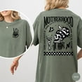 thumbnail image 3 of Funny Skeleton Mom Shirt - "Motherhood Rocks Me" Graphic Tee, Oversized Vintage Halloween T-Shirt for Cool Moms, 3 of 7