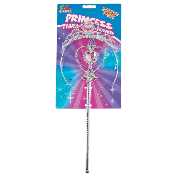 Bc Tiara And Wand Set - Apparel Accessories - 6 Pieces