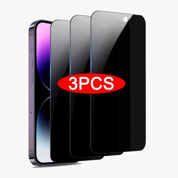 Protector de pantalla de vidrio templado antiespía, cubierta completa para iPhone 11, 12, 13 PRO MAX, 14 Pro, 8 Plus, XS Max, XR