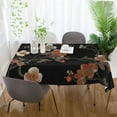 thumbnail image 5 of Yayeee Tablecloths for Rectangular Tables 60 x 108 inch Party Table Cover, Black Flowers, 5 of 6