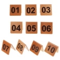 thumbnail image 2 of 10 marcadores acrílicos de números de mesa del 1 al 10, tarjetas de doble cara, números de carpa, letreros para marcadores de evidencia, suministros, 2 of 8