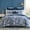 Navy, variant on Cotton King Duvet Cover Set Yellow Floral Bedding Set 3 Pcs Soft, Breathable & Durable Duvet Cover with Zipper Closure Green Leaf Orange Flower Comforter Cover Set French Country Style