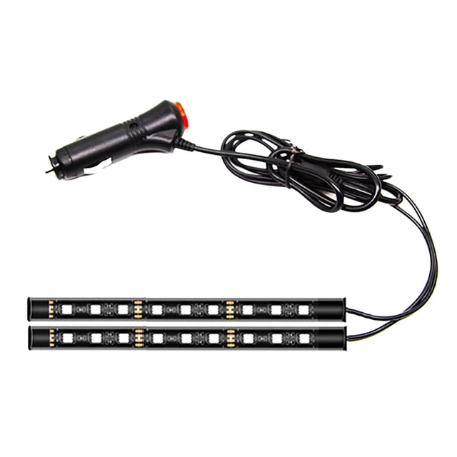 Luz del coche de iluminación LED Uno Dos Atmósfera Neón Tira de Música -color Interior del coche Remolque Accesorios para el interior del coche