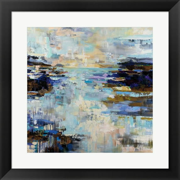 Great Art Now Abstract Morning by Jeanette Vertentes, Framed Wall Art, 19.5W x 19.5H