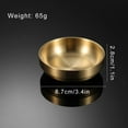 thumbnail image 4 of 304 Stainless Steel Double Thick Metal Rice Cereal Bowls Double Walled Ice Cream Soup Bowls Heat Insulated Mixing Bowl, 4 of 6
