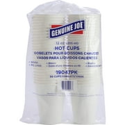 Genuine Joe Hot Cups Single 12oz. 250/BD White 19047BD