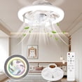 thumbnail image 1 of Ventilador de Techo con Luz LED y Control Remoto, RGB 16 Colores, 3 Velocidades, Luz Regulable 3200K, 1 of 8