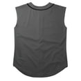 thumbnail image 3 of Ma Croix Mens Sleeveless Button Down Baseball Jersey Hip Hop T Shirts, 3 of 7