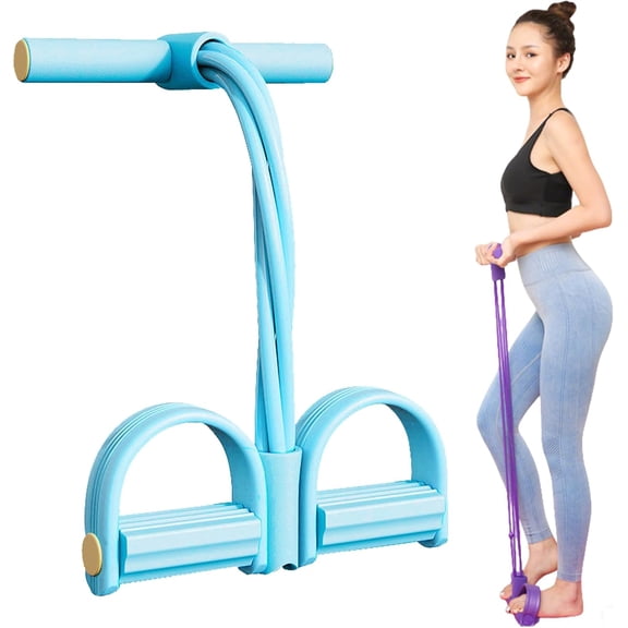 8-Tube Pedal Resistance Band with Handles – Fashion Puller Exercise, Home Gym Strength Training Equipment for Women & Men