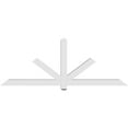 thumbnail image 4 of 84"W x 31 1/2"H x 4"D x 4"F, 9/12 Pitch, Kennewick Architectural Grade PVC Gable Bracket, 4 of 8