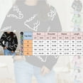 thumbnail image 4 of Women's Sweaters Loose Stylish Dinosaur Print Sweater Oversized Pullover Girl Streetwear Fashionable Clothes, 4 of 9