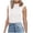 White, variant on Women's 2024 Turtle Neck Sweater Vest Sleeveless Knit Pullover Tank Tops Casual Slim Fitted Shirts Silk Bodysuit M