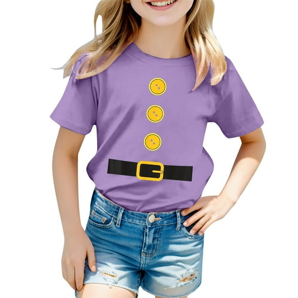 I Am The Big Sister T Shirt for Toddler Girls Long Sleeve Undershirt for Girls Children's Carnival Colour Printed Round Neck Short Sleeved T Shirt
