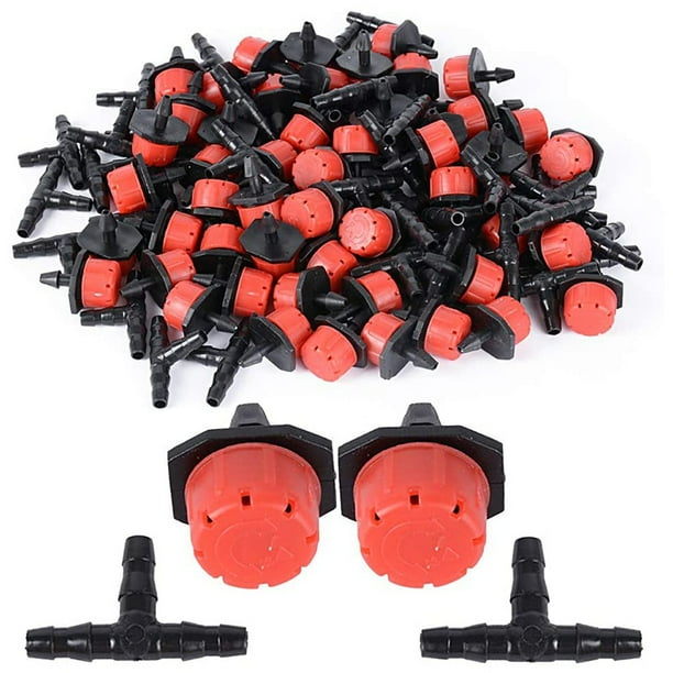 200 Adjustable Irrigation Drippers with Drip Irrigation Kit for Garden