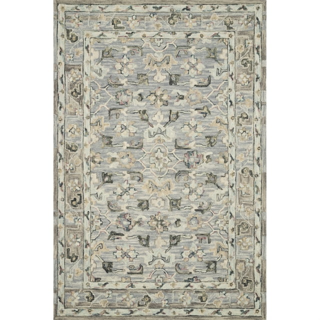 Loloi II Beatty Light Blue / Multi - 5'-0" x 7'-6"