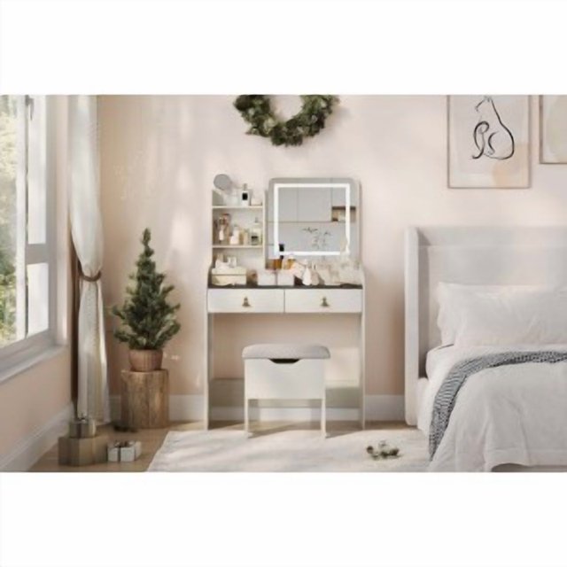 Mdf Storage Stool Dressing Table