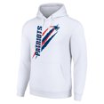 thumbnail image 2 of Unisex Starter White New England Patriots Color Scratch Fleece Pullover Hoodie, 2 of 3