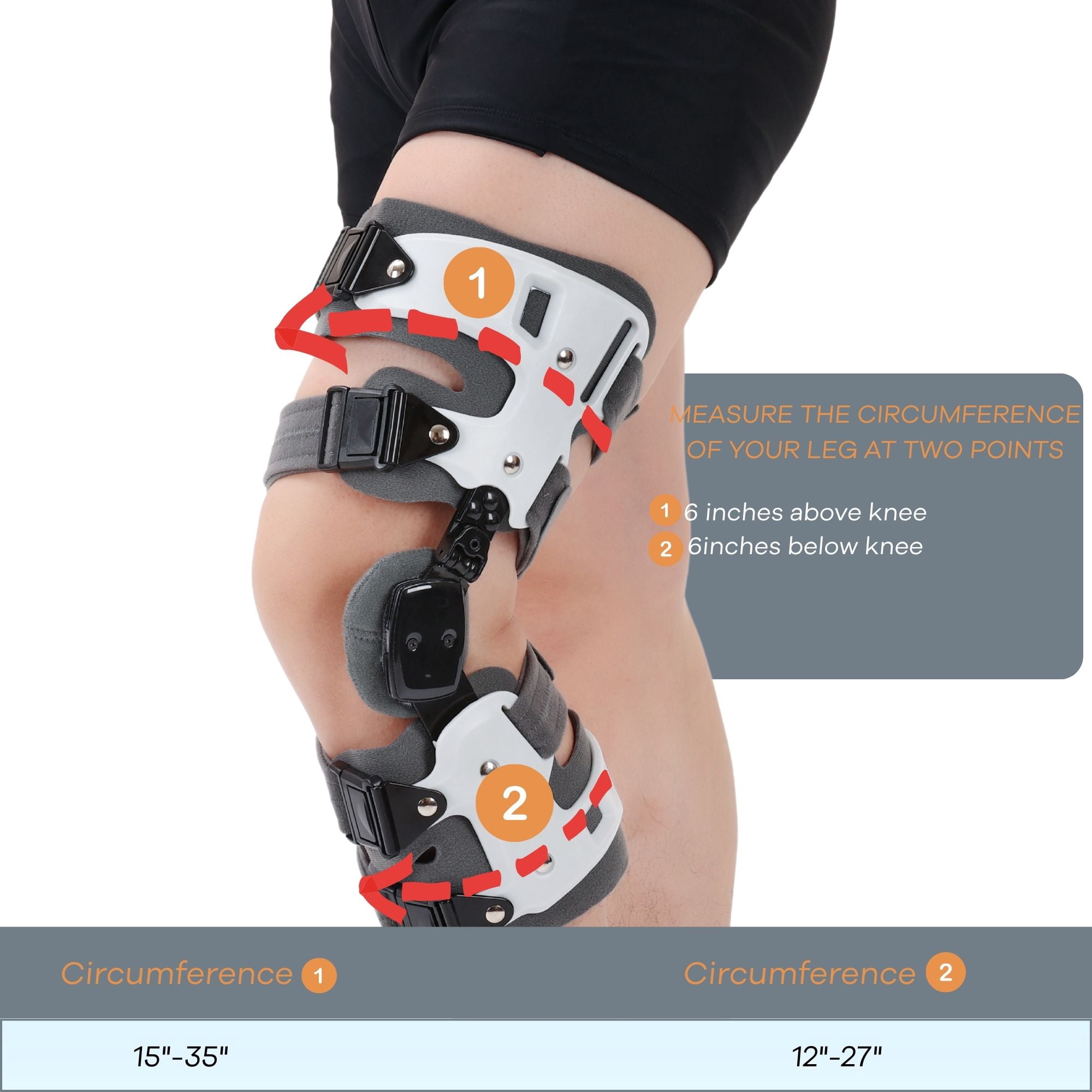 OA Unloader Knee Brace, OA Knee Brace Medial Unloader Knee Support for Osteoarthritis, Arthritis Pain, Avascular Necrosis, Bone on Bone Knee Joint Pain and Degeneration