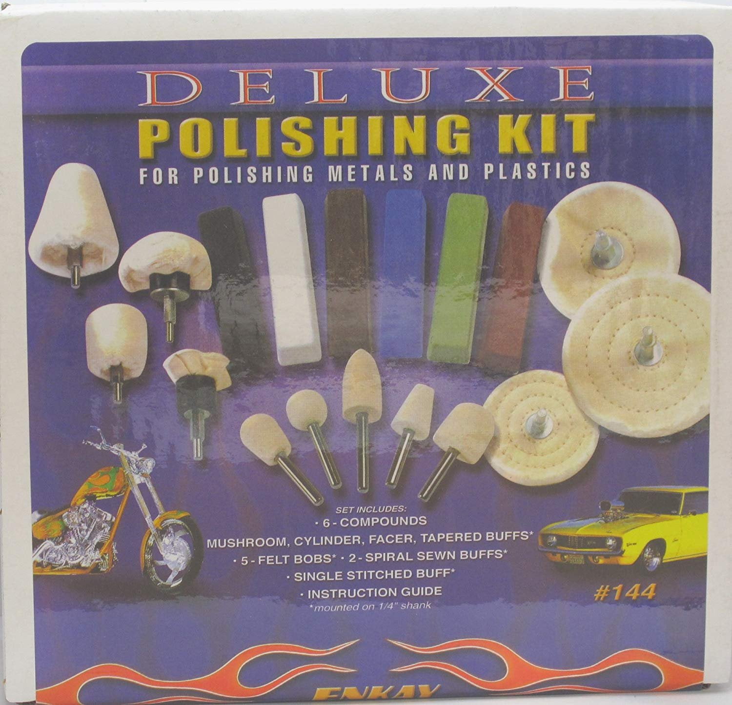 Enkay 144 Deluxe Polishing Kit for sale online 