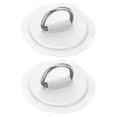 thumbnail image 4 of D-Ring Pad, 2pcs Deck Accessories PVC D Patch Long Service Life Reusable  for PVC Inflatable Boat Kayak Canoe for Roof Racks Trailers Ground Sheets Yellow,Blue,Red,Emerald, 4 of 7