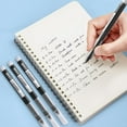 thumbnail image 5 of 30 Pcs Liquid Ink Rollerball Pens Fine Point, 0.5mm Black Ink Ultra Fine Point Pens, High-Capacity Quick Drying Pens Smooth Writing for Note Taking, Office School Gift Women Men Adult, 5 of 5