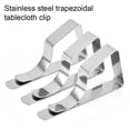 thumbnail image 3 of Ajuste seguro Bearachild para mantel con clips de acero inoxidable Decoración del hogar plata juego 2 30 piezas, 3 of 6