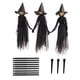 thumbnail image 1 of Brujas Iluminadas Brujas Luminosas Aterradoras Brujas Luminosas De Visita Negra Con Estacas Tres Brujas Para El Día De Halloween Patio Jardín 3 Uds. Serendint HA020953-00, 1 of 6