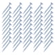 thumbnail image 3 of 50Pcs Self Drilling Screw Cross Zinc Plated Carbon Steel Fastener Hardware 4.2x50mm Round Washer Head, 3 of 5