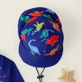 thumbnail image 5 of Zanarzt Baby Swimsuit Romper Baby Boy Swimsuit One Piece Long Sleeve Bathing Suit Rash Guard UPF 50+ Sun Protection with Hat Dark Blue,3-4 Years, 5 of 6