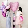 thumbnail image 3 of Globos De Helio De 19 Colores 18 Pulgadas Rosa Love Heart Foil Boda Cumpleaños, 3 of 3