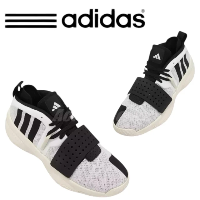 Adi - das Dame 8 EXTPLY White Black ID5678 Mens Basketball Shoes Sneakers Size 11