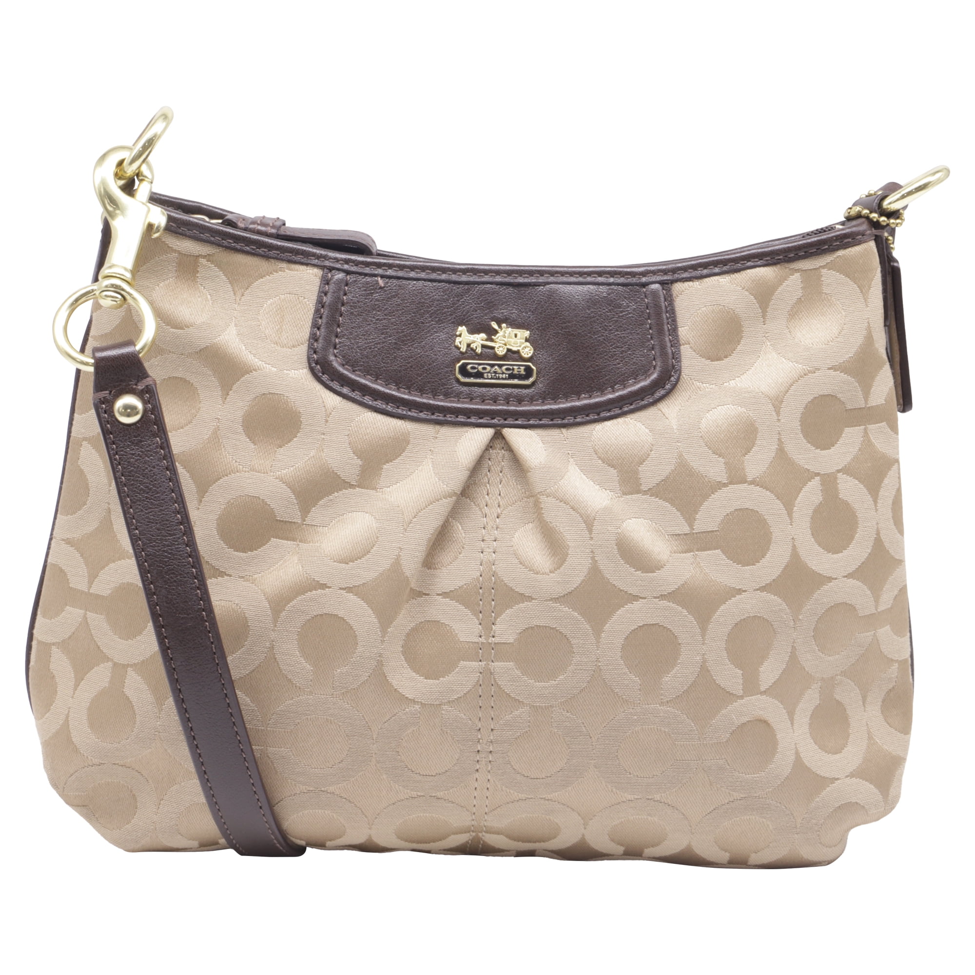 Coach Women's Logan Small Duffle Zip Crossbody Bag in Signature