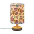 thumbnail image 7 of Yayeee Table Lamp for Bedroom Nightstand LED Portable Bedside Warm Light, Purple Retro Pattern, 7 of 7