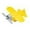 Yellow, variant on Motorcycle accessories - Transparent, luminous and rotatable small airplane figurine - Suitable for decorating helmets, electric motorcycles and bicycles (yellow2)