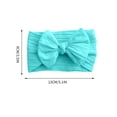 thumbnail image 2 of Diademas de nailon suave para bebés - Lazos elásticos y cómodos para recién nacidos, bebés y niños pequeños - Cintas elásticas antideslizantes para el uso diario y sesiones de fotos, 2 of 2