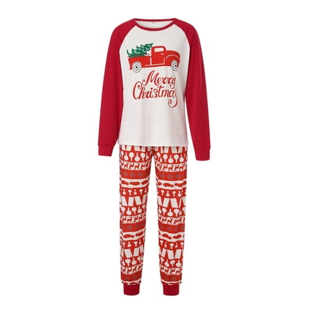 

Farrubbyine8 Family Matching Christmas Pajamas Dad Mom Kids Sleepwear Outfits
