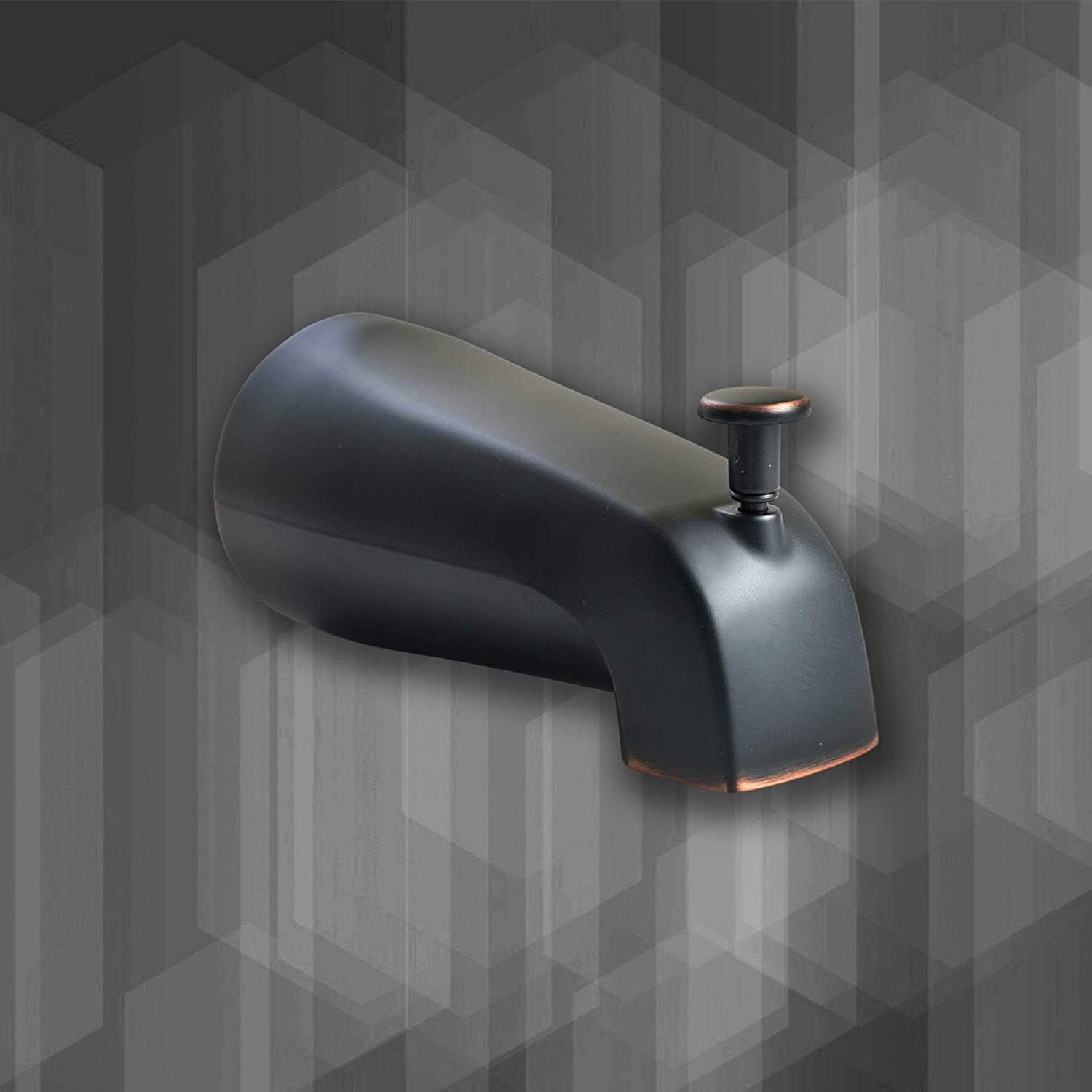 IPS 44-110-104 Zinc Black 4 1/2in Universal Bathroom Tub Spout Faucet