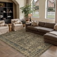 thumbnail image 2 of WIPONKEN 6x9 Area Rugs for Living Room Traditional Oriental Bedroom Dining Room Office Machine Washable Non Slip Farmhouse Distressed Vintage Persia Rug On Clearance, Brown, 2 of 7