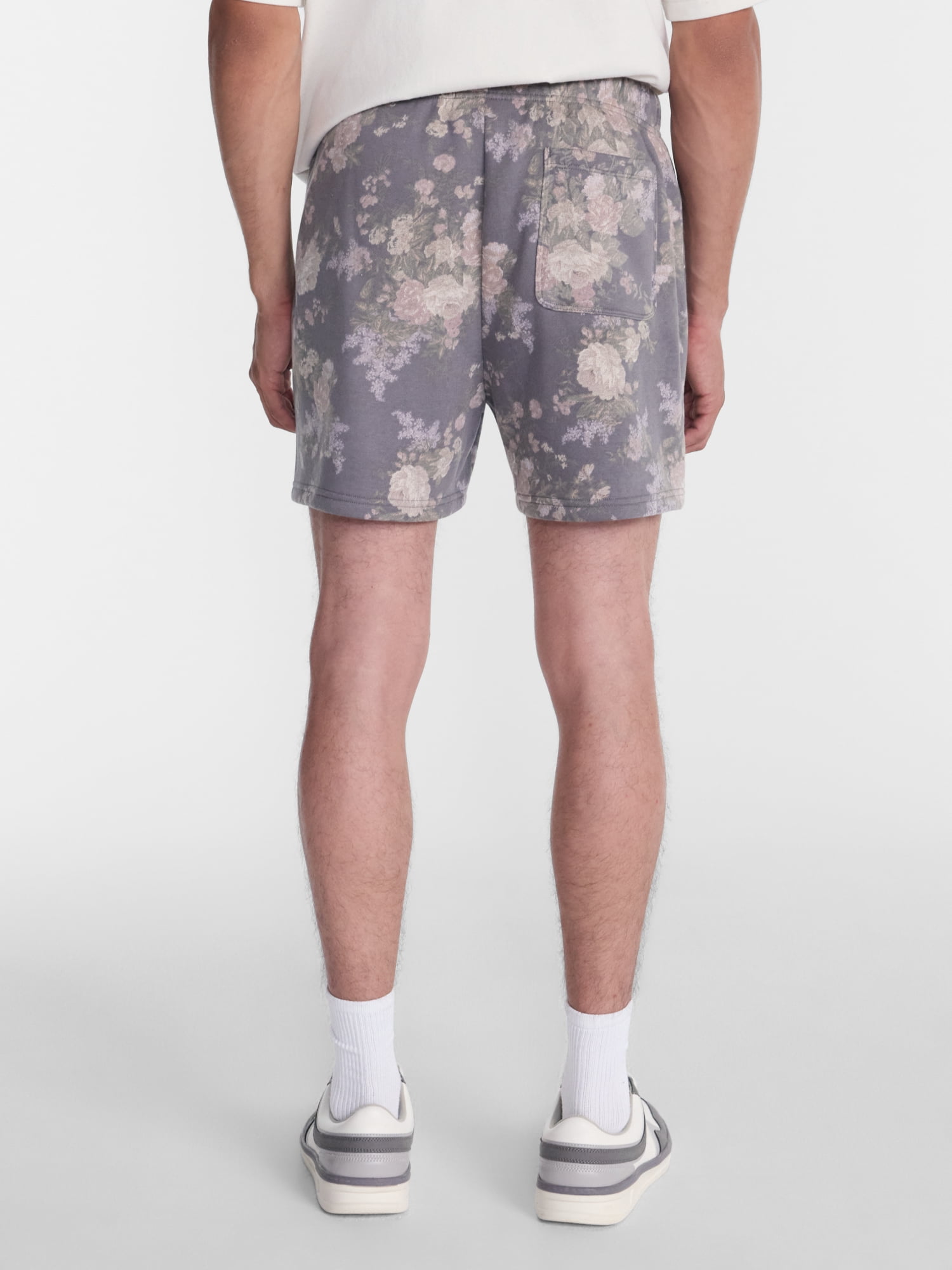 No Boundaries Fleece Jogger Shorts, 6" Inseam, Men's Sizes XS-5XB