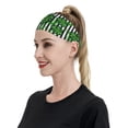 thumbnail image 3 of Daiia Palm Greenery printed Men's Performance Headband,Sports Headbands,Moisture Wicking Workout Headband, 3 of 9