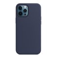 thumbnail image 1 of Navy Blue Magnetic iPhone 12 Pro Max Case, Liquid Silicone Phone Case Compatible with Magsafe Charger, Protective Case Cover with iPhone 12 Pro Max, 1 of 4