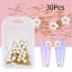 thumbnail image 1 of Flores acrílicas iridiscentes para uñas, cuentas de acero 3D, piedras preciosas, diseño de manicura de verano, accesorios de decoración, 200 piezas, 1 of 4
