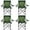 Green, variant on 2 Pack Folding Camping Chairs for Adults, Foldable Portable Beach Chairs with Carry Bag & Cup Holder, Compact Design for Camping, Beach, Picnics, and Fishing Supports 300LBS(Green)